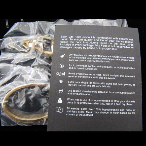 NWT Vita Fede Cassio Earrings - Picture 8 of 8